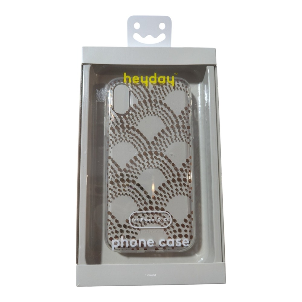 L2. heyday Phone Case For Apple iPhone X / XS - Gold Scallop Dot‎